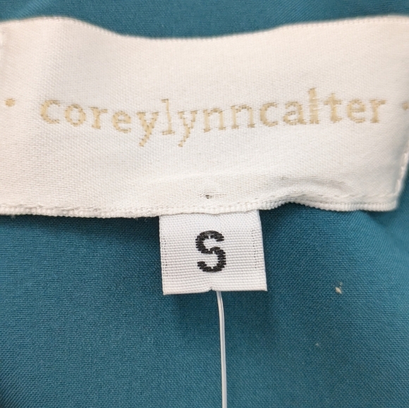 NWT Anthropologie Corey Lynn Calter Emerald Green Pleated Maxi Dress sz S Formal - Picture 6 of 14